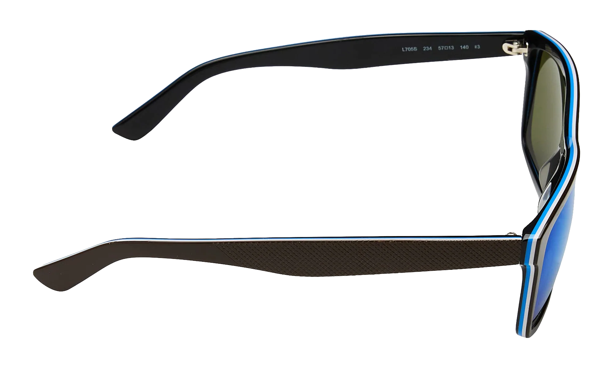 Rectangle Sunglasses "Dark Brown" L705S-234