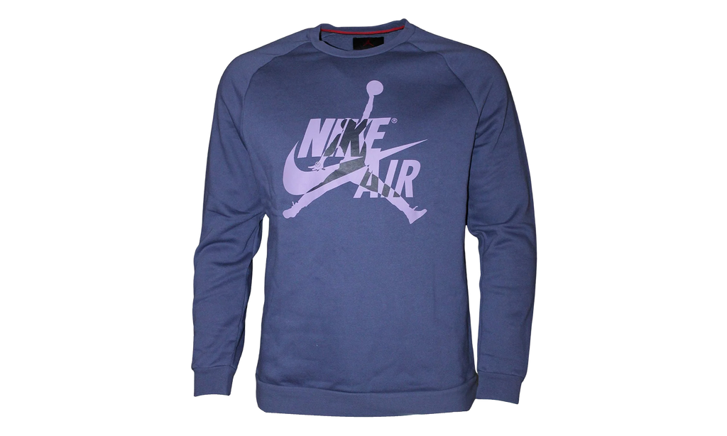 Air Jordan Jumpman Classics Crewneck Sweatshirt "Sanded Purple / Violet Star" BV6006 557
