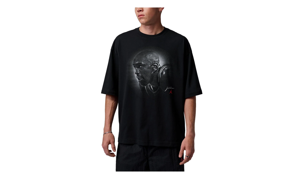 Jordan Flight Essentials Big Face Graphic T-Shirt "Black" IF3123 010