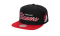 NBA Hardwood Classics Script 2.0 Snapback Cap "Portland Trail Blazers - Black" HHSS3282 PTBYYPPPBLCK