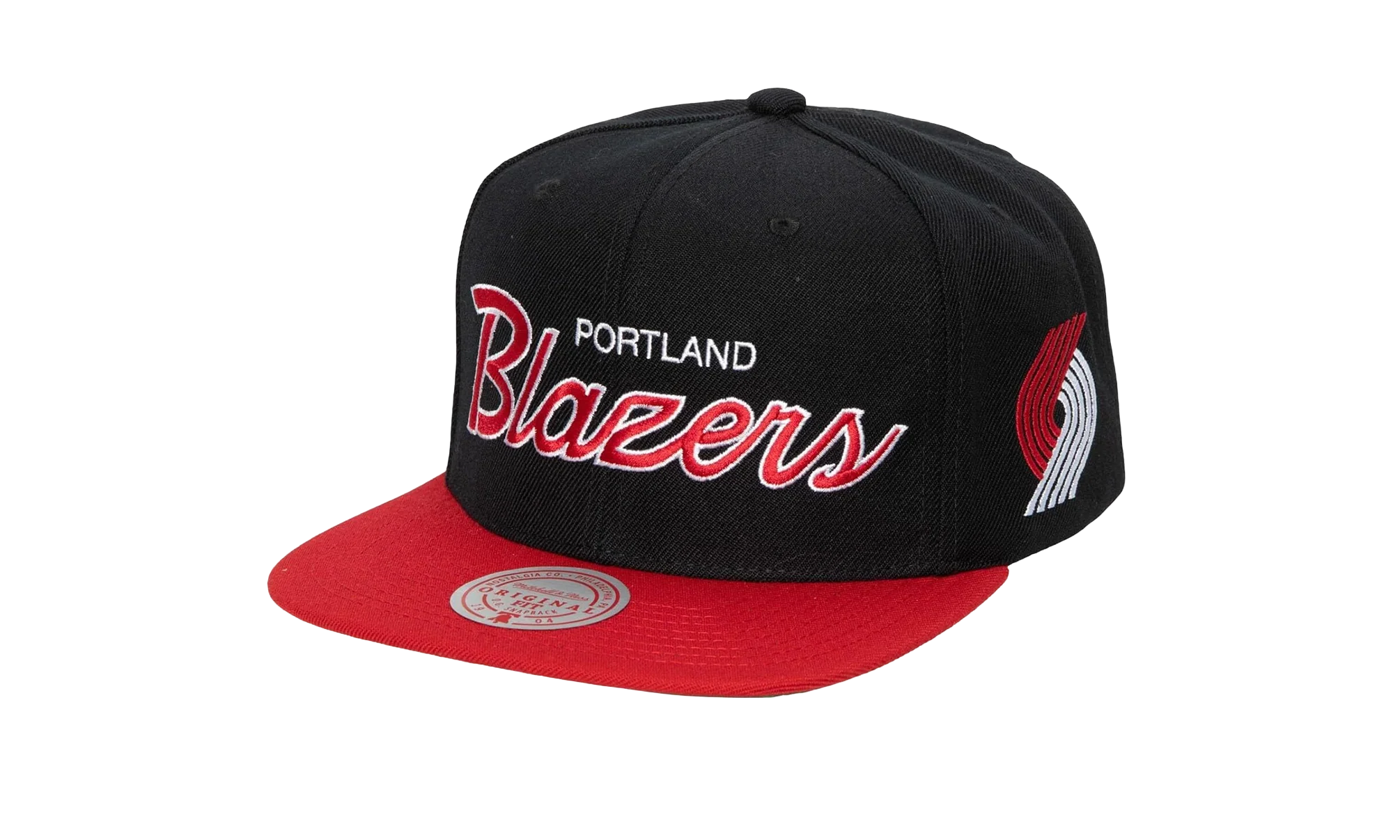 NBA Hardwood Classics Script 2.0 Snapback Cap "Portland Trail Blazers - Black" HHSS3282 PTBYYPPPBLCK