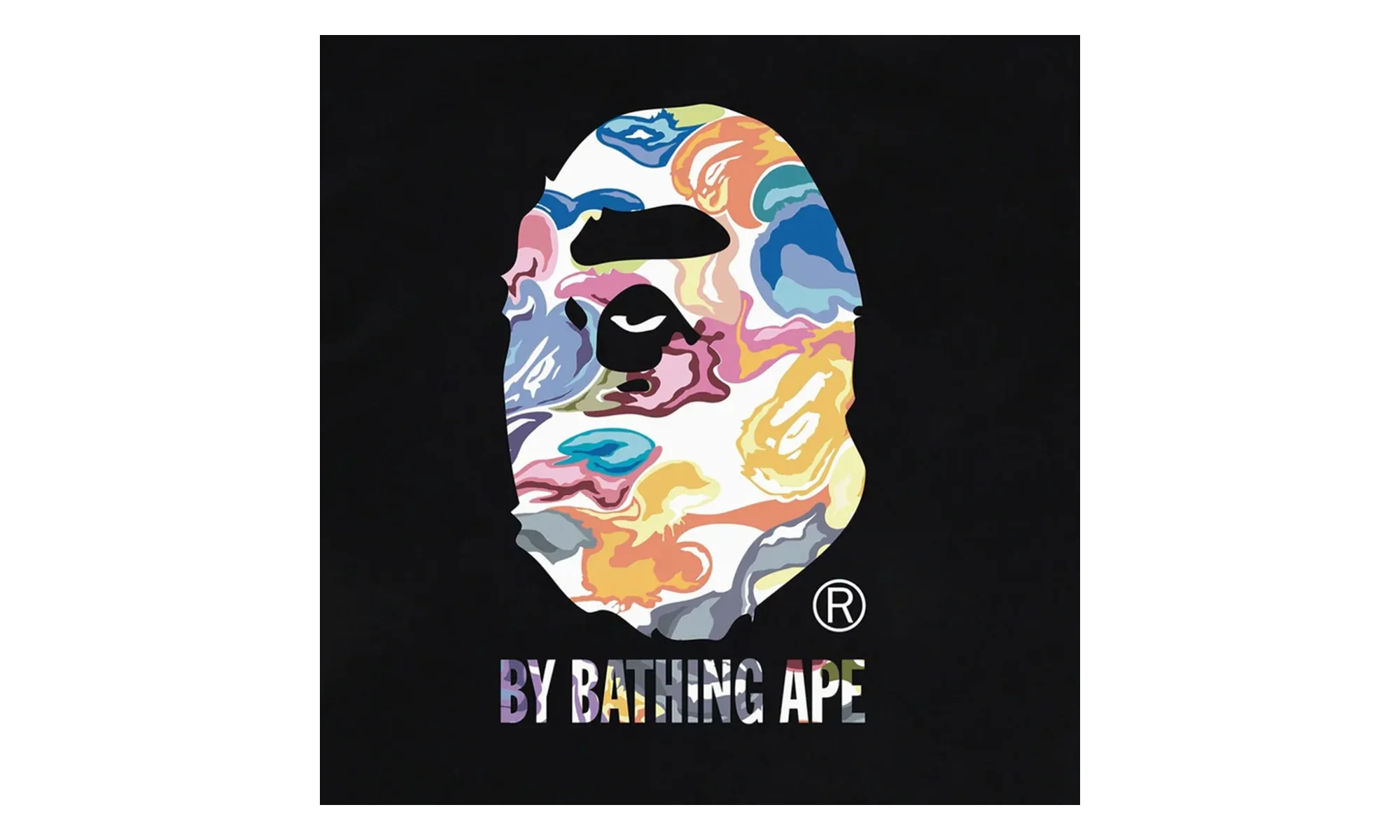 Art Camo By Bathing Ape Tee "Black" 1L80 110 036 BLK