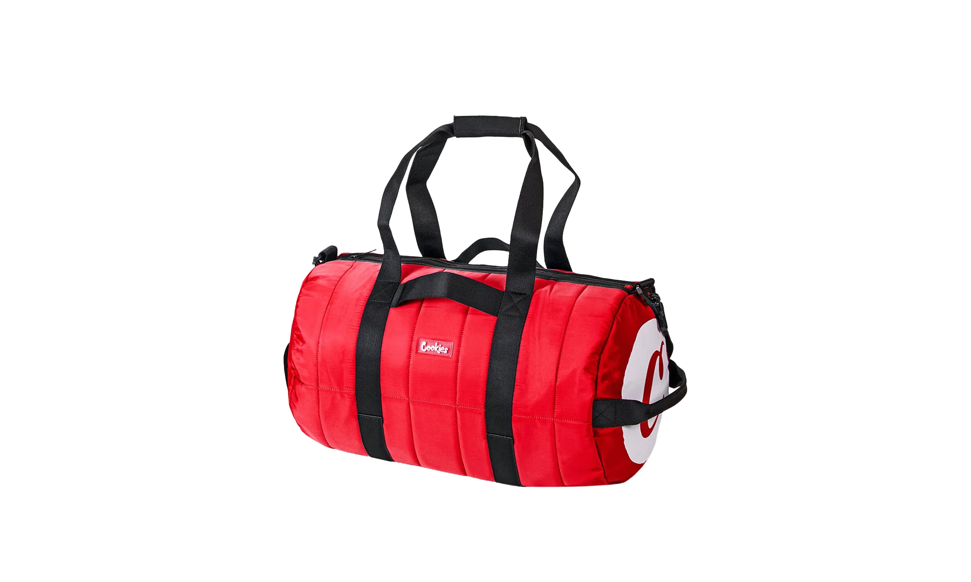 Apex Sofy Nylon Rubber Patch Logo Duffel Bag "Red" 1546A4417 RED