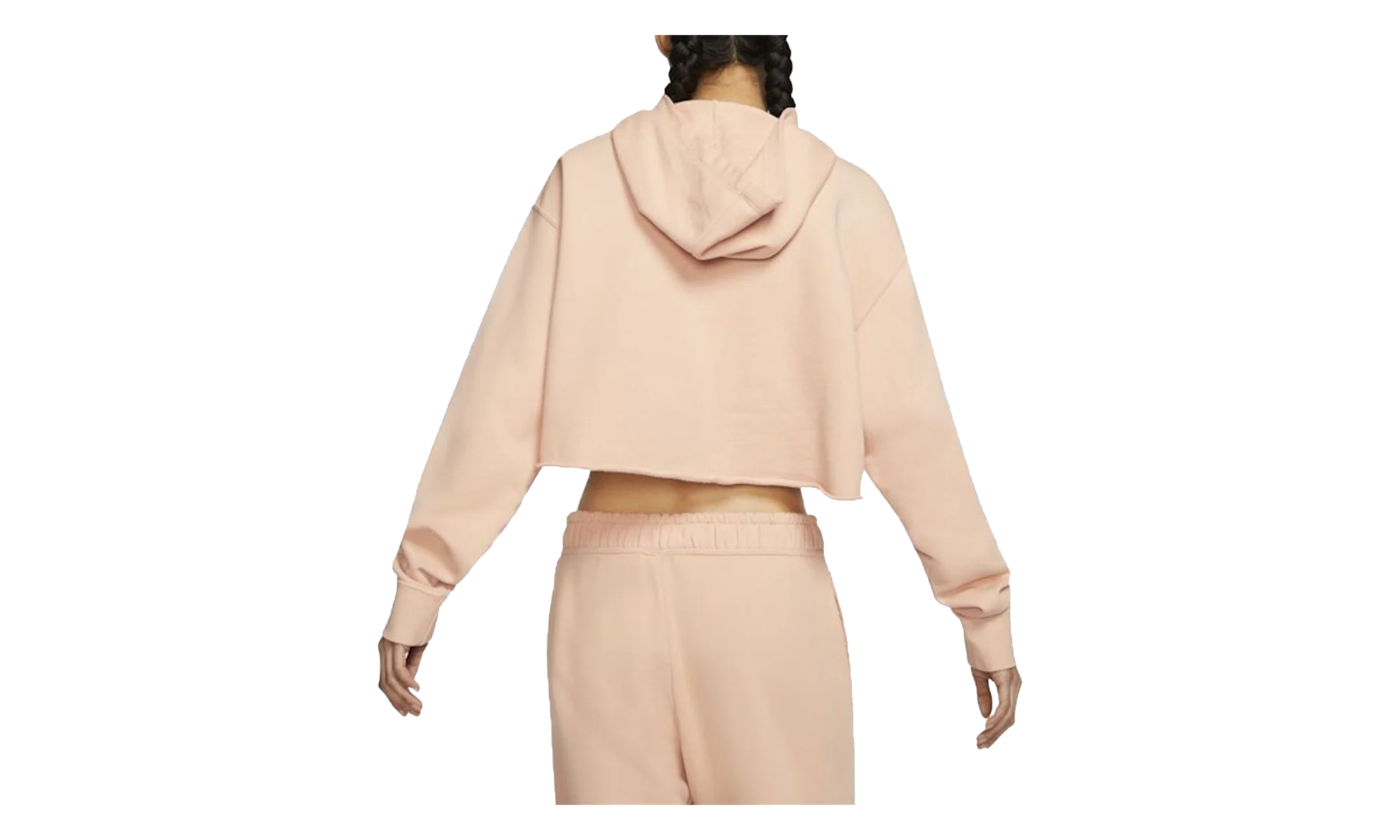 Sportswear Washed Pullover Hoodie WMNS "Light Pink" CJ4110 287