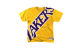 NBA Big Face Short Sleeve Tee "Los Angeles Lakers - Gold" SSTEBW19070 LALGOLD