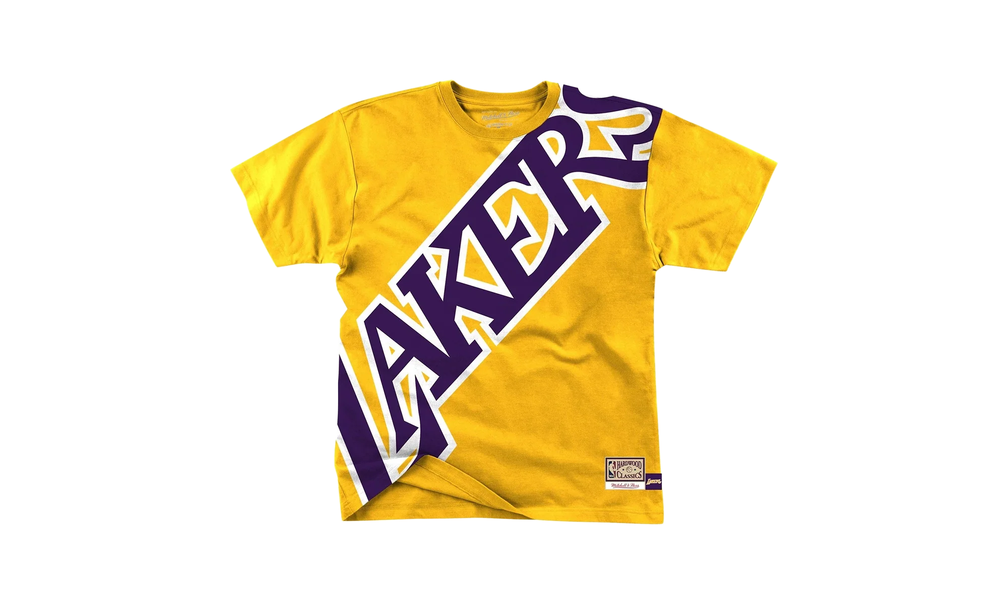 NBA Big Face Short Sleeve Tee "Los Angeles Lakers - Gold" SSTEBW19070 LALGOLD