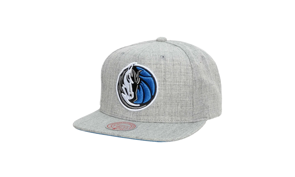 NBA Team Heather 2.0 Snapback Cap "Dallas Mavericks - Grey Heather" HHSS3272 DMAYYPPPGYHT