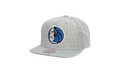 NBA Team Heather 2.0 Snapback Cap "Dallas Mavericks - Grey Heather" HHSS3272 DMAYYPPPGYHT