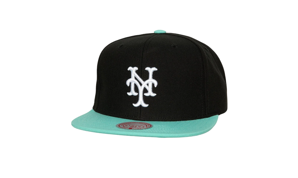 MLB Cooperstown Hometown Snapback Cap "New York Mets - Black" HHSS6683 NYMYYPPPBLCK