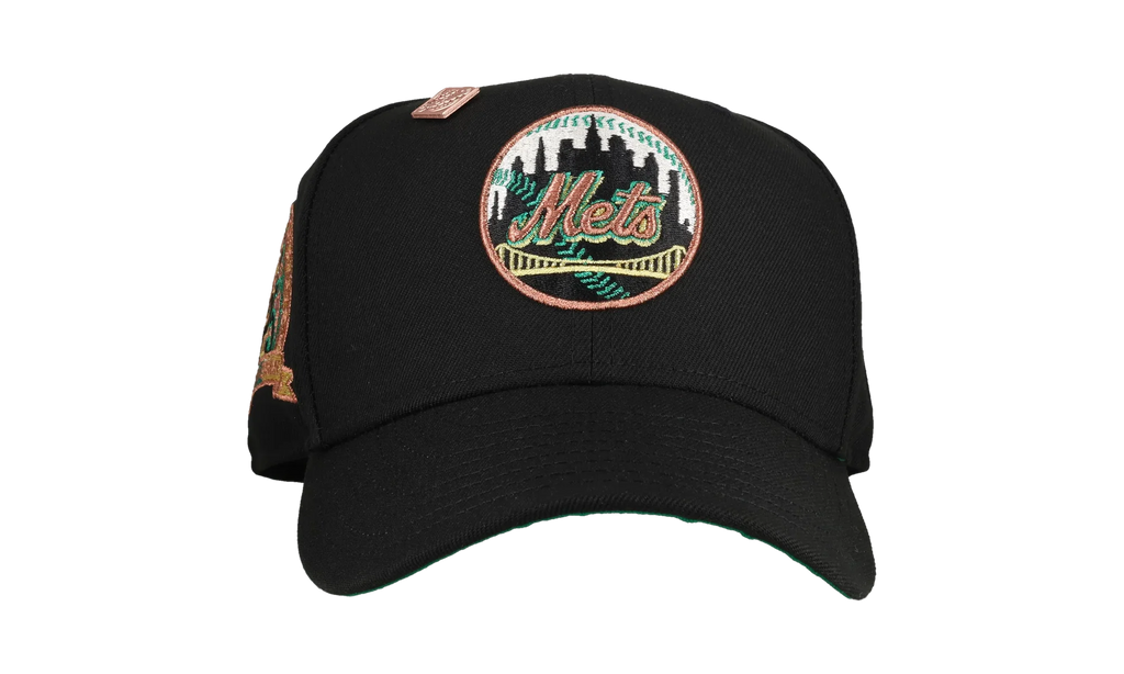59FIFTY New York Mets 25th Anniversary Fitted Hat "Black / Copper" NE189