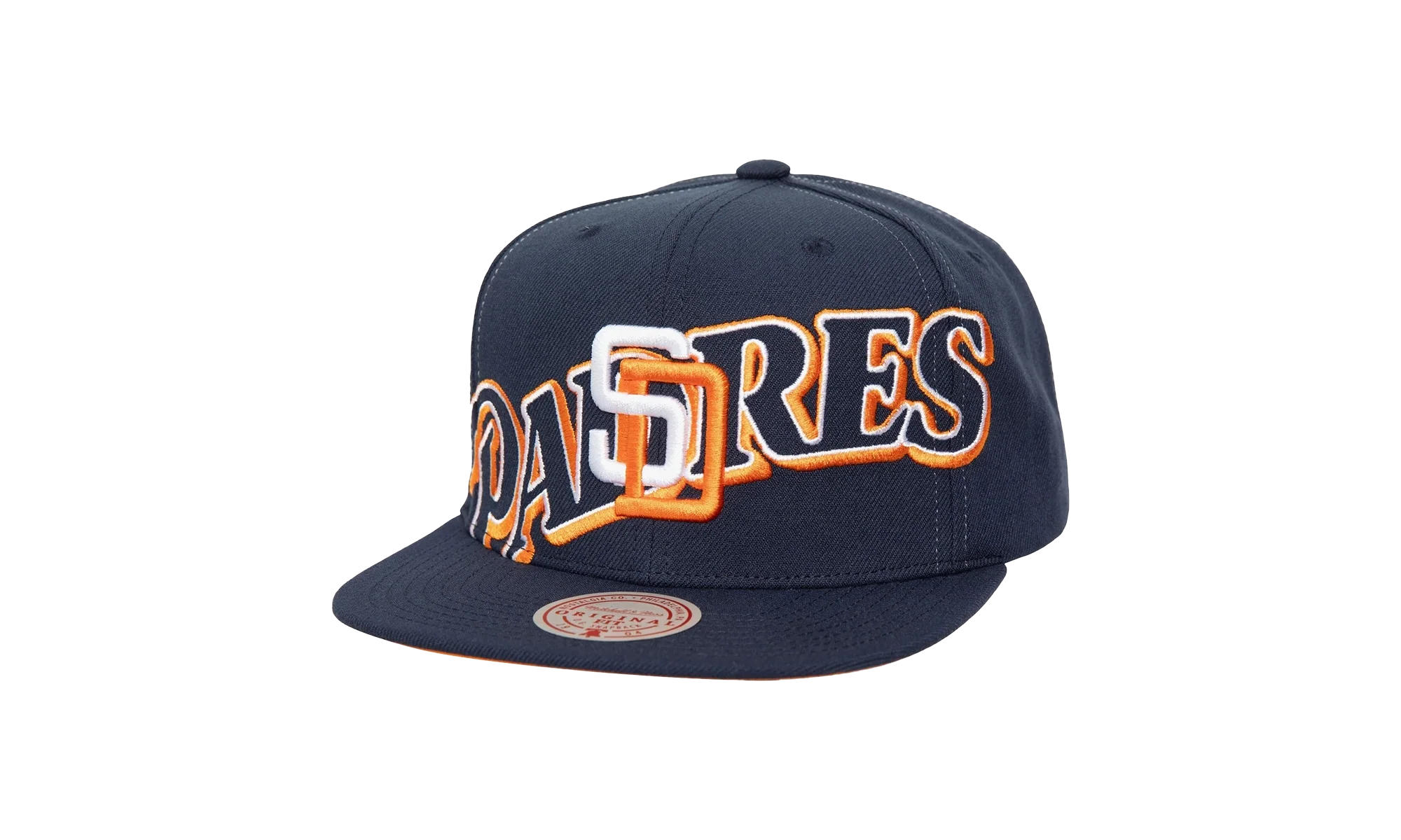 MLB Cooperstown Full Frontal Snapback Cap "San Diego Padres - Navy" HHSS7494 SDPYYPPPNAVY