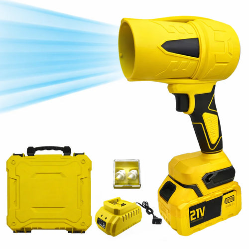 Cordless Turbo Jet Blower, High-Power Air Duster & Leaf Blower, Pure Copper Motor