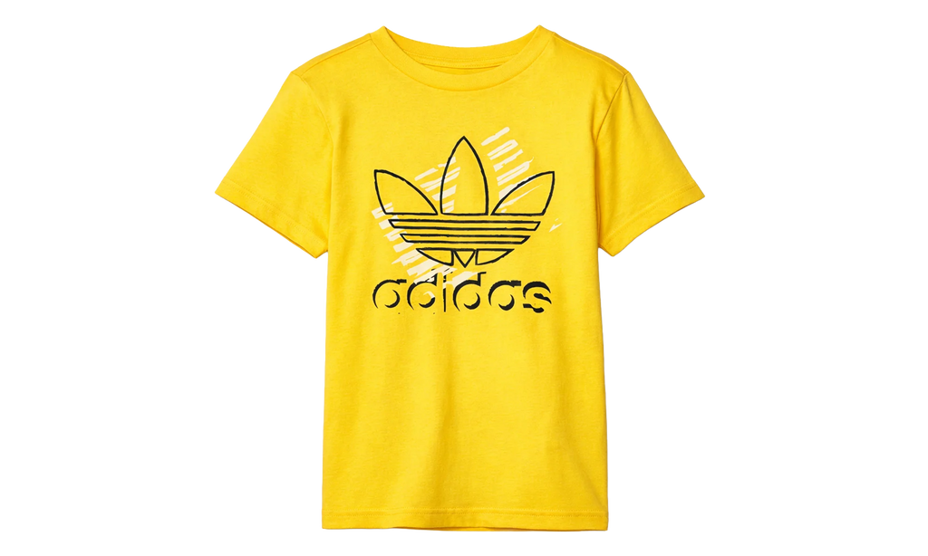 Originals Trefoil Art T-Shirt GS "Yellow" DY5856