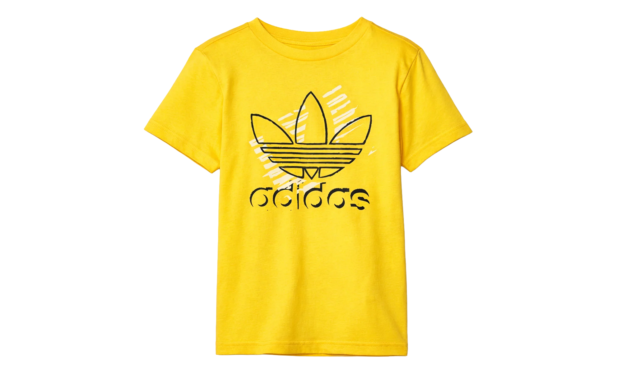 Originals Trefoil Art T-Shirt GS "Yellow" DY5856