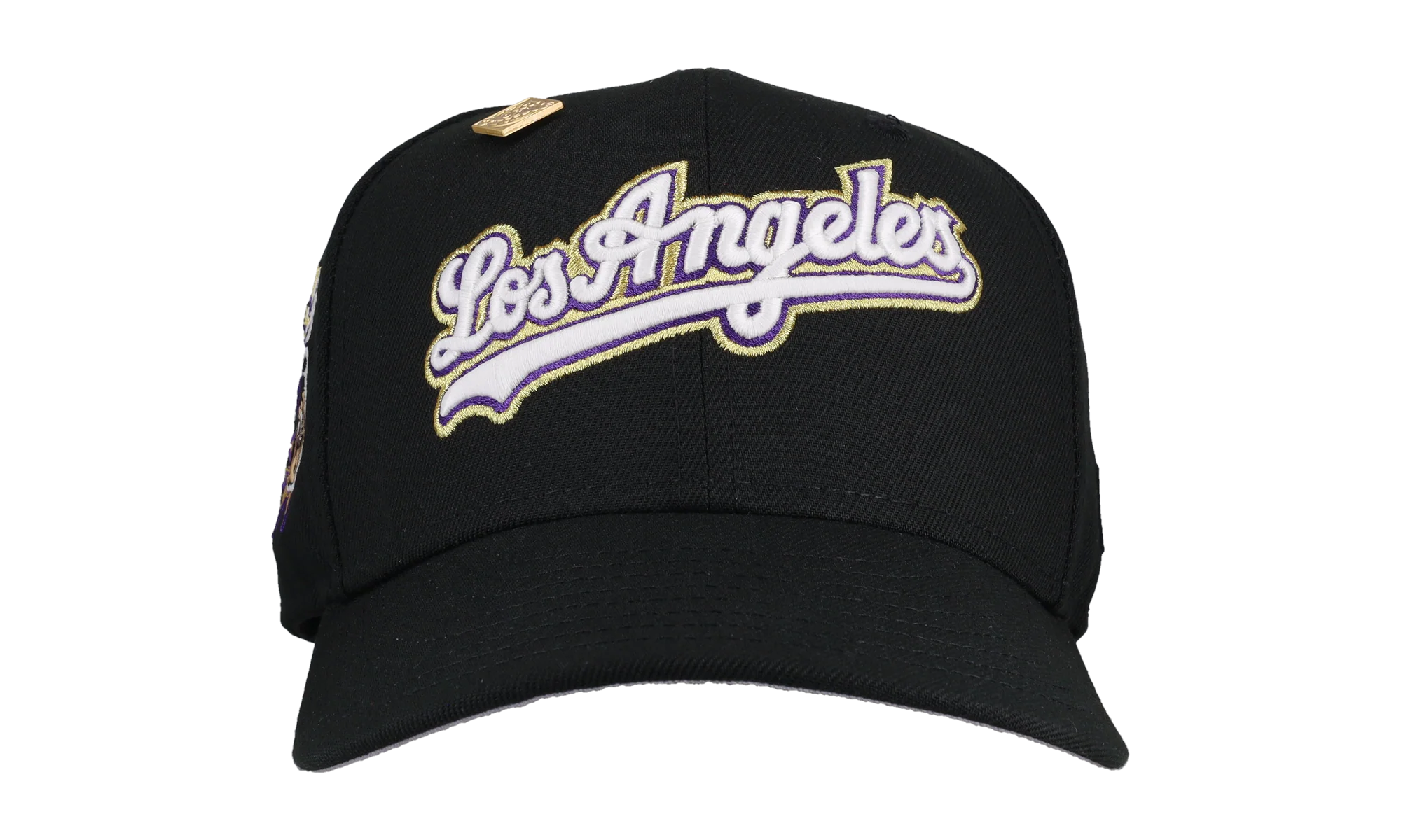 59FIFTY Los Angeles Dodgers "GLOWtani" Fitted Hat "Black / Gold / Purple" 123451301145