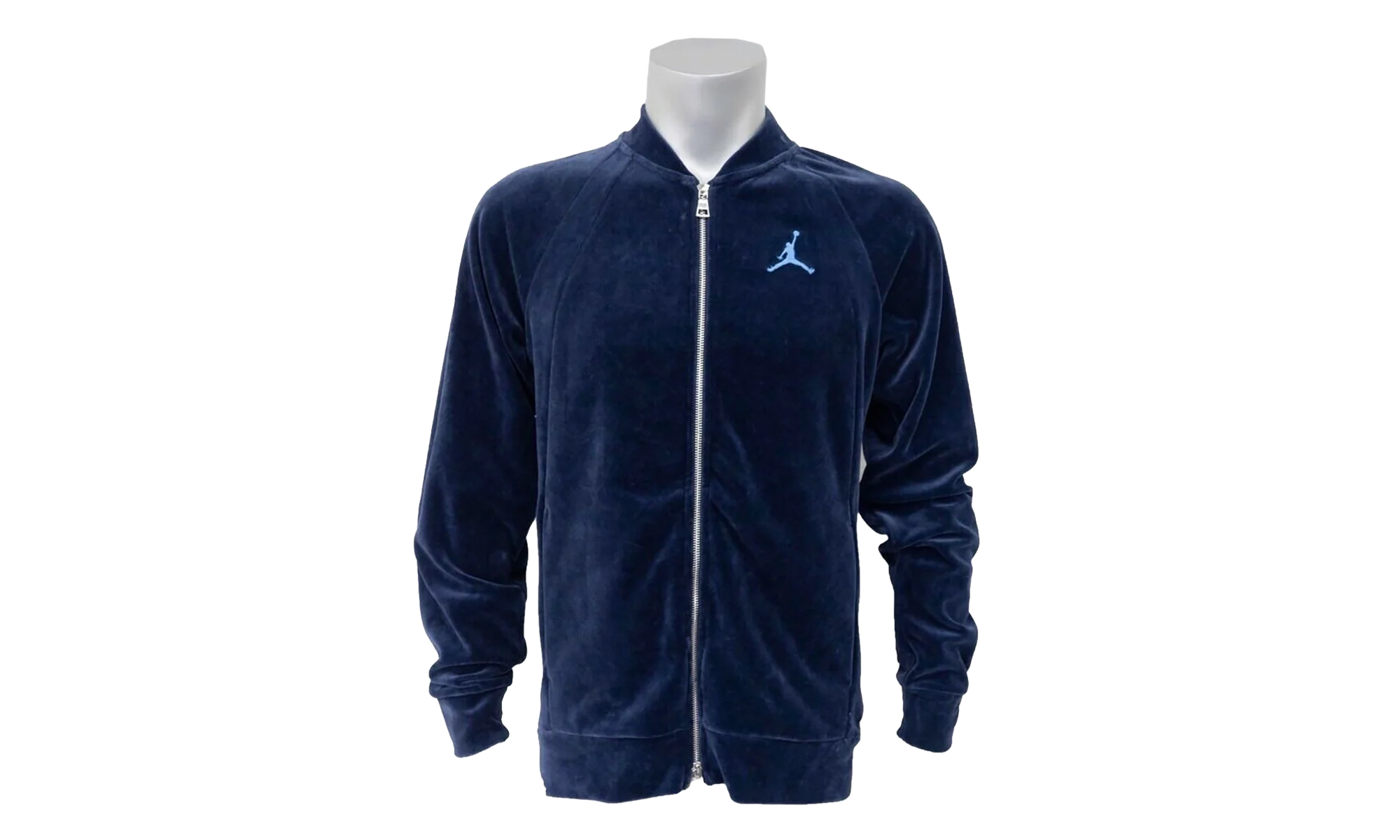 Air Jordan Velour Full Zip Track Jacket "Blue" AH2357 410