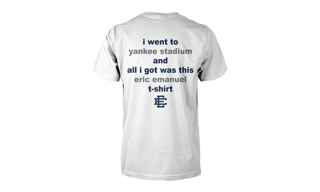 EE New York Yankees T-Shirt "White / Navy" EE329