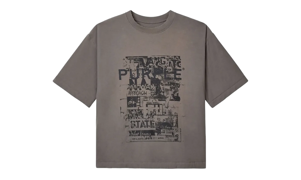 Textured Jersey Padded Tee "Grey" M1081 TGGS425