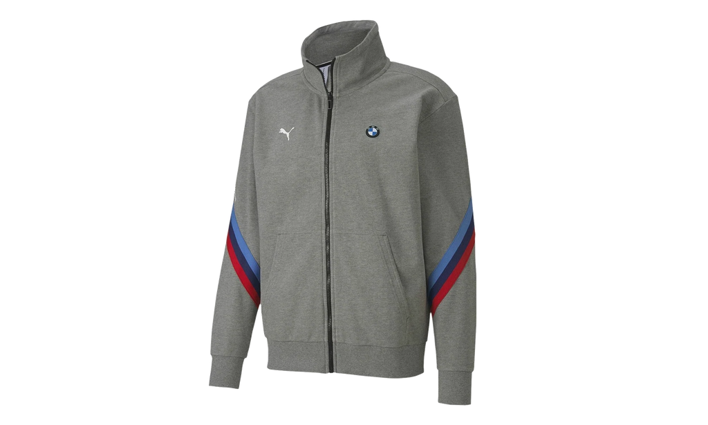BMW Motorsport Life Sweat Jacket "Medium Gray Heather" 596089 03