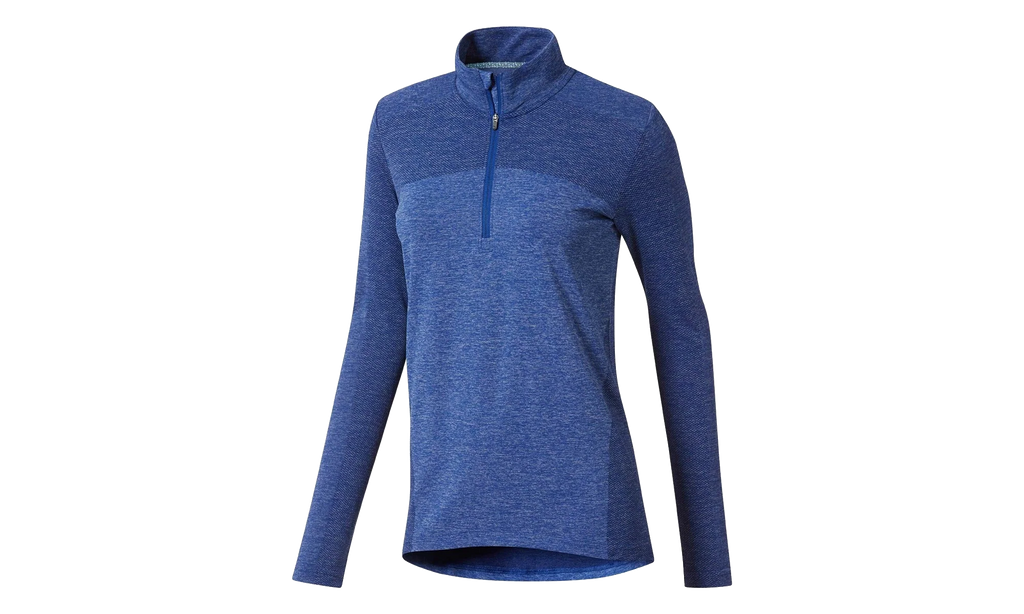 Evoknit Seamless 1/4 Zip Sweater WMNS "Peacoat Heather" 574645 06