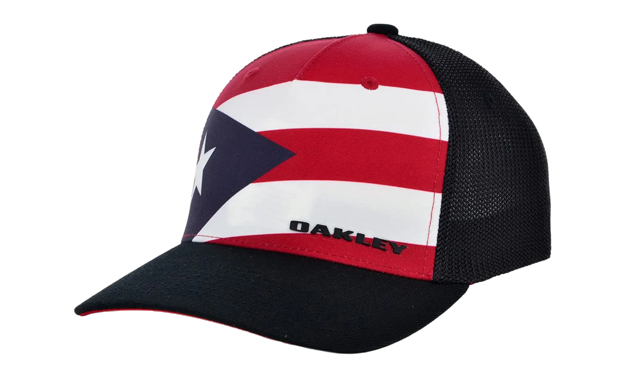 Indy Passport Trucker Hat "Black / Puerto Rico" FOS900914 26U