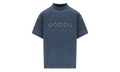 Twisted Crew Neck T-Shirt "Washed Navy" 850403 TTVL2 8806