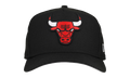 9FIFTY Chicago Bulls A Frame Snapback Hat "Black / White" 123451297975