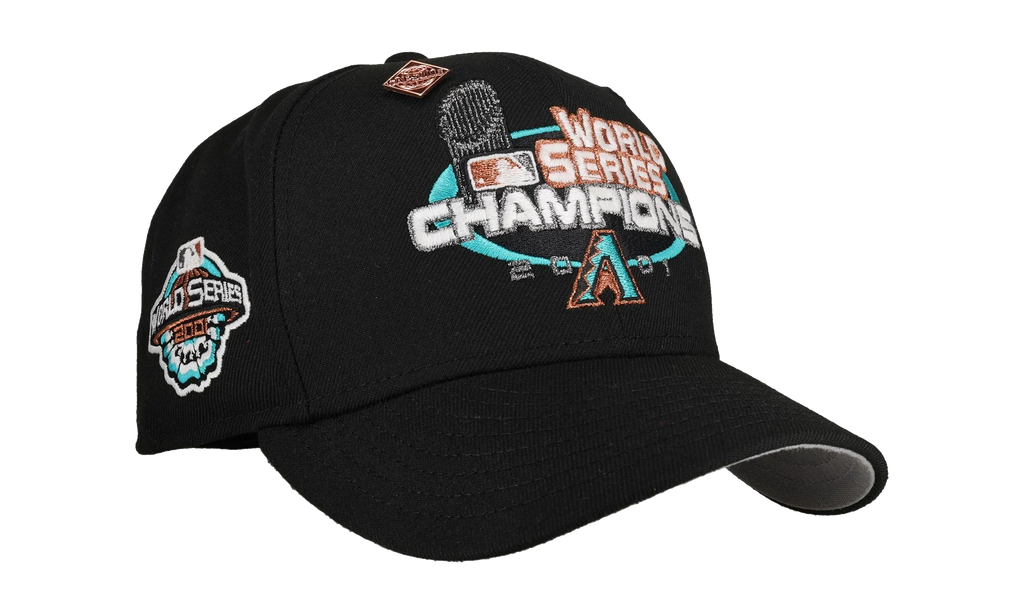59FIFTY Arizona Diamondbacks 2001 World Series Script Fitted Hat "Black" NE448
