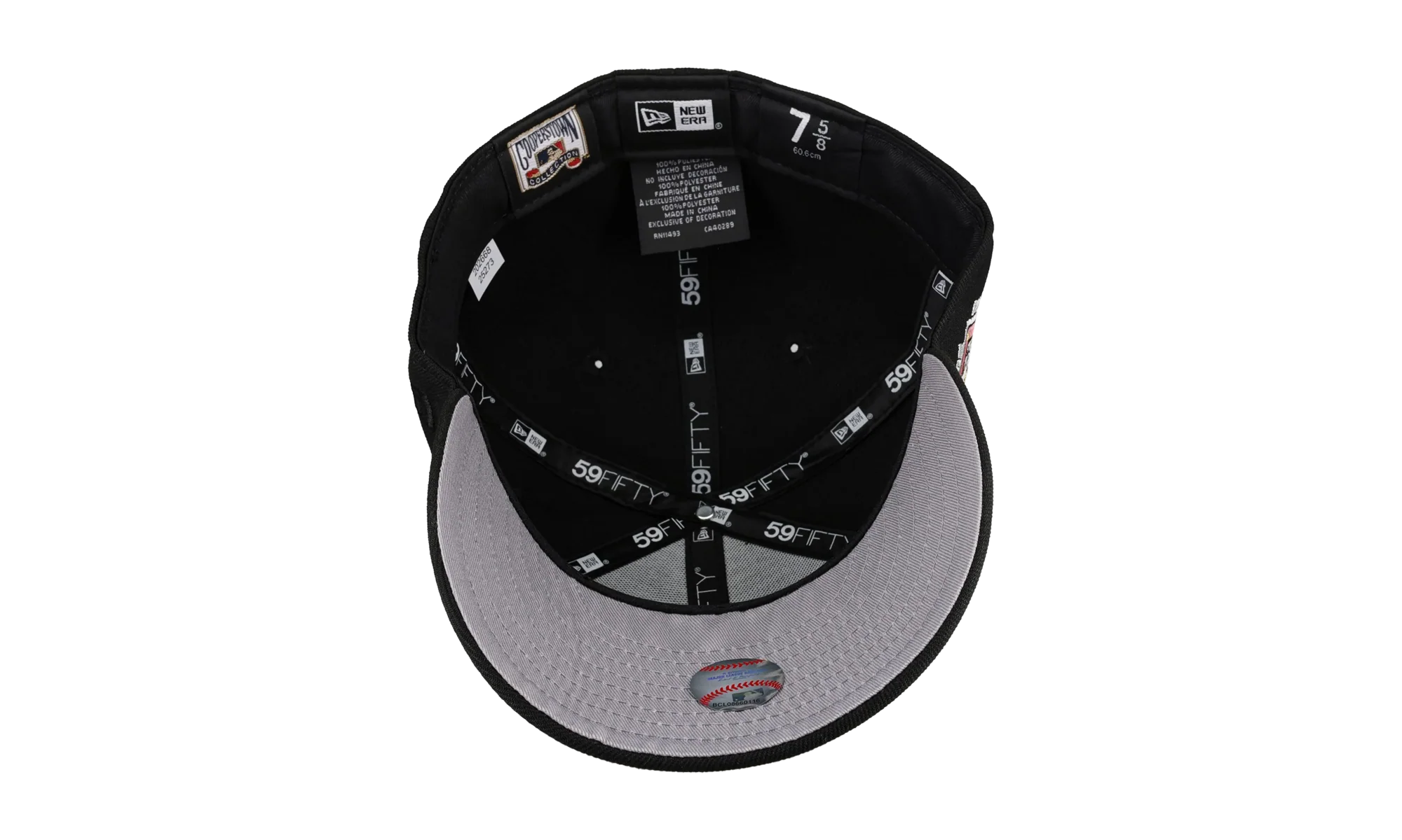 59FIFTY Los Angeles Dodgers 50th Anniversary Fitted Hat "Black / Gold" NE147