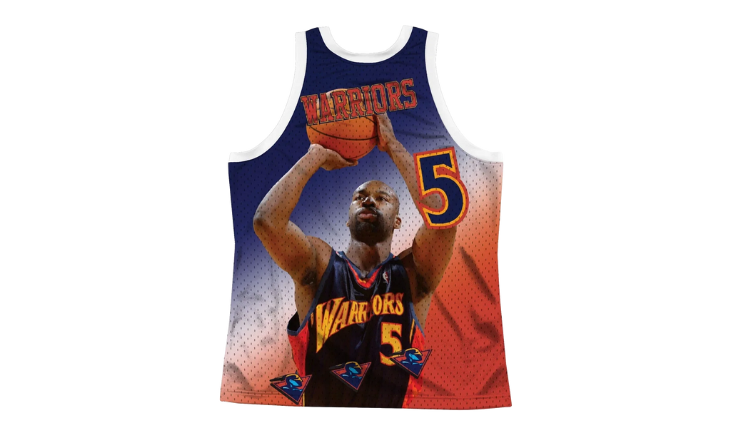 NBA Behind The Back Jersey "Golden State Warriors Baron Davis" MSTKMI19002 GSWWHITBDV
