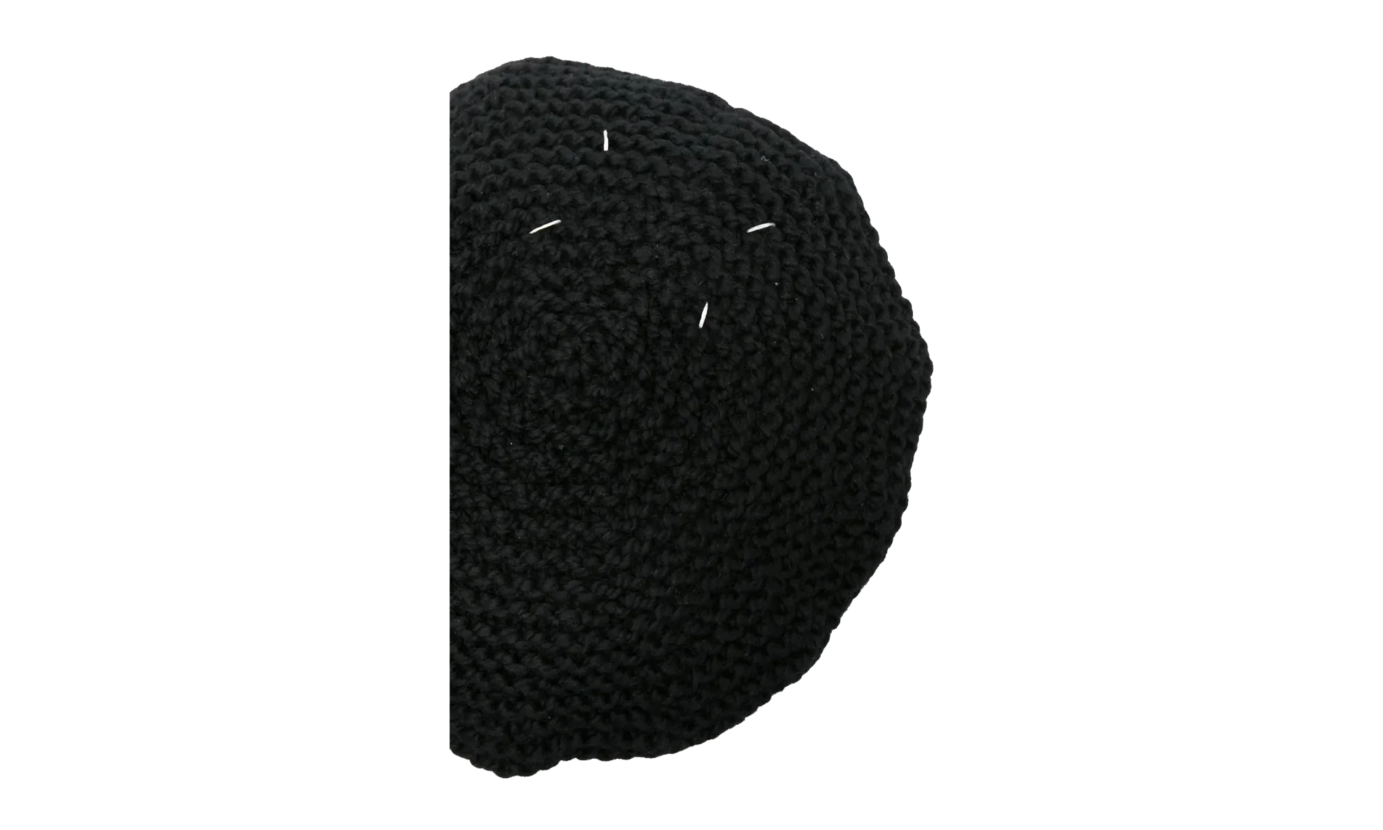 KNITTED BERET "Black" S50TC0072S18420900