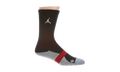 Jordan True Crew Socks "Black / Grey / Varsity Red" 437373 015