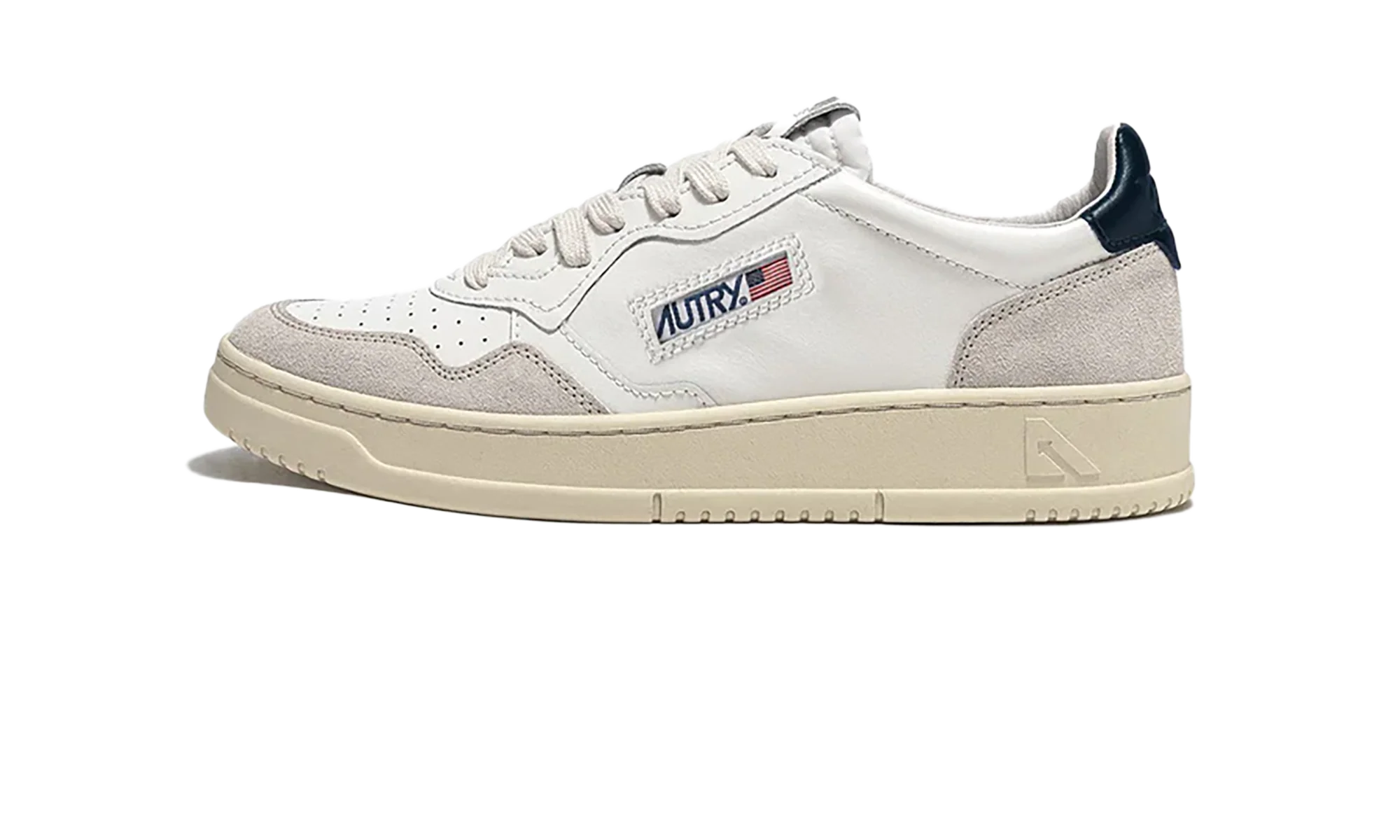 Medalist Leather Low WMNS "White Blue" AULW LS28