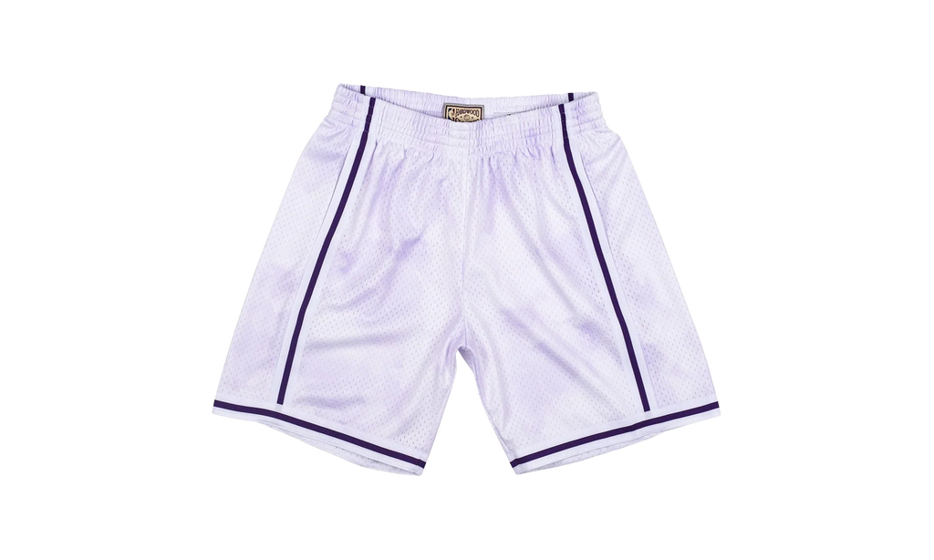 NBA Cloudy Skies Swingman Shorts "1996 Los Angeles Lakers - Light Purple" SMSHBW19062 LALLTPR96