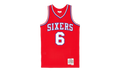 1982-83 Julius Erving Philidelphia 76ers Swingman Jersey "Red Multi" MN1982 83JEP76SJ