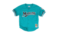 MLB Andre Dawson Authentic Batting Practice Jersey "1995 Miami Marlins - Teal" ABBFGS18311 FMATEAL95ADA