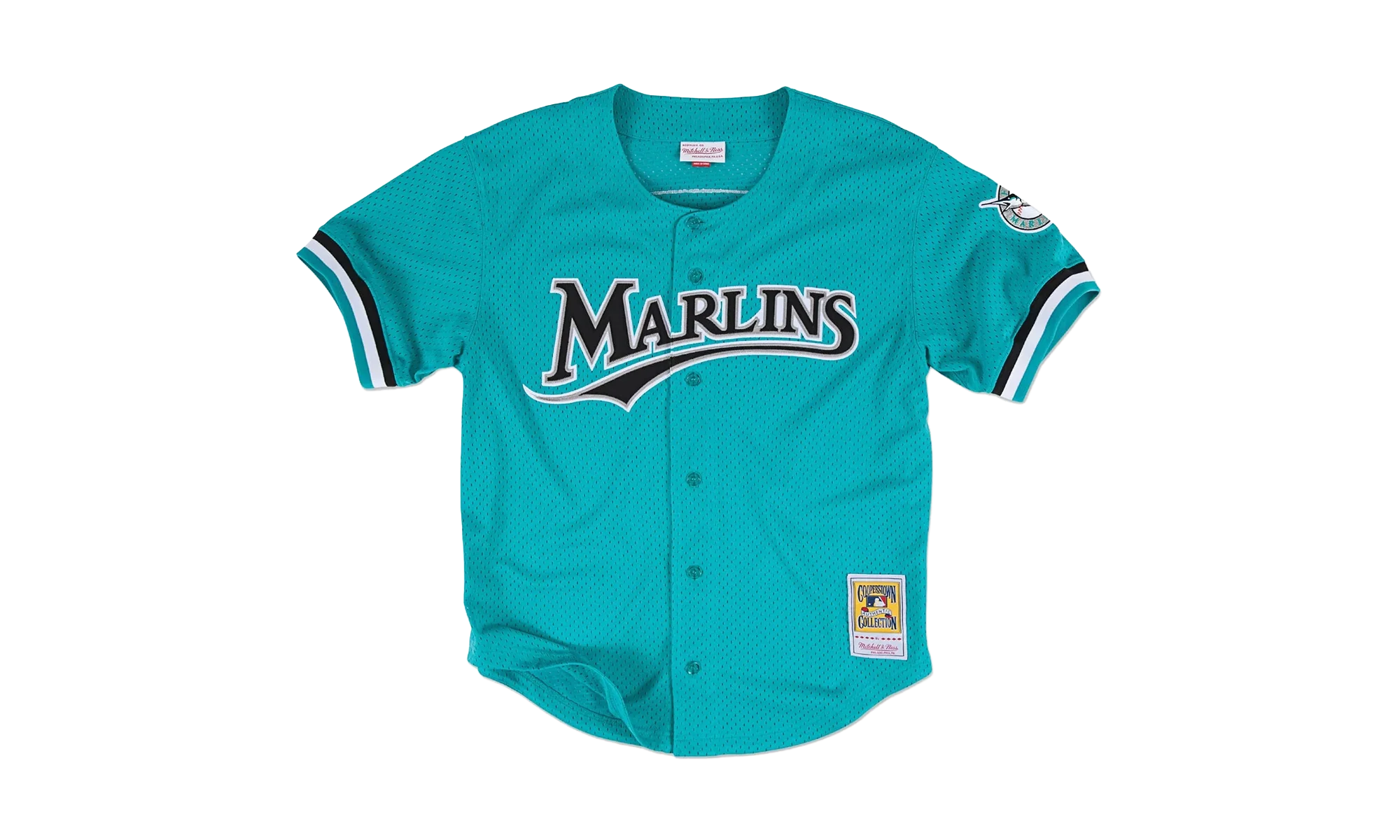 MLB Andre Dawson Authentic Batting Practice Jersey "1995 Miami Marlins - Teal" ABBFGS18311 FMATEAL95ADA