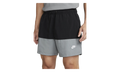 Club Woven Color-Blocked Shorts "Black / Smoke Grey / White" FB7811 010