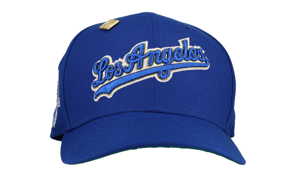 59FIFTY Los Angeles Dodgers Royal 50th Season Fitted Hat "Royal Blue / Metallic" 123451298597