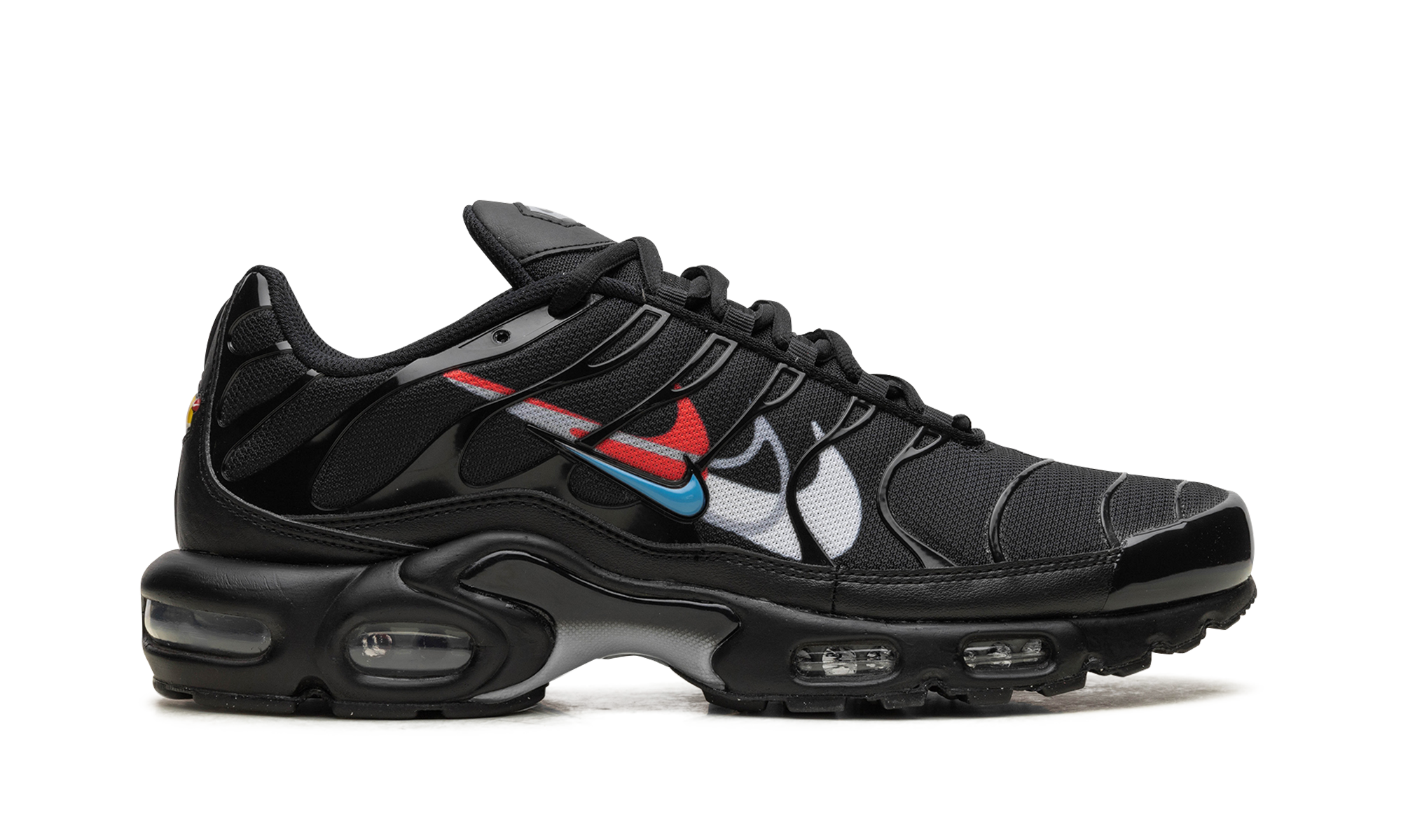 Air Max Plus "Multi Swoosh Black Bright Crimson" FJ4224 001