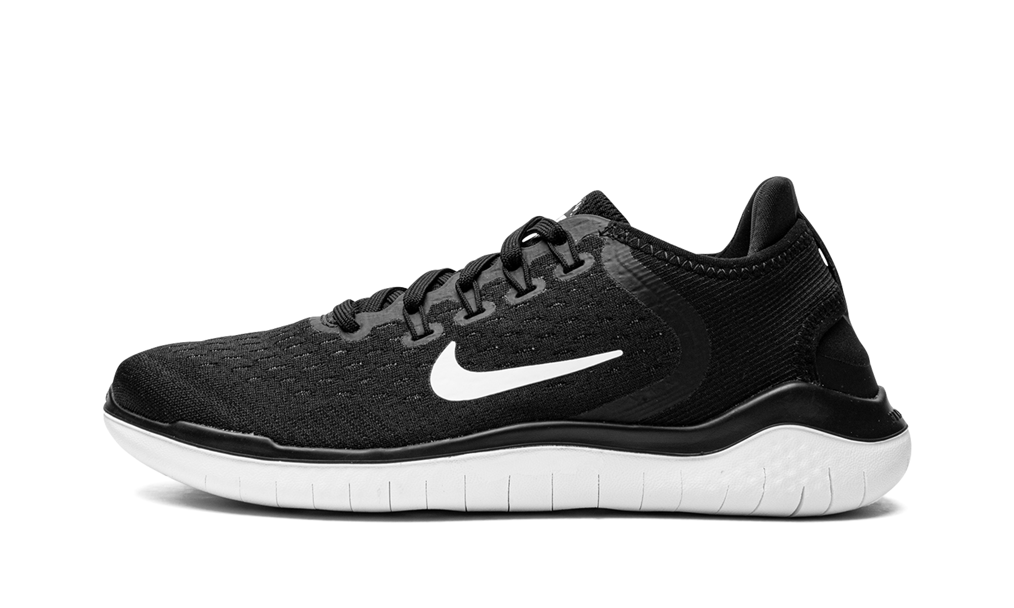 FREE RN 2018 MNS WMNS"BLACK WHITE" 942837 001