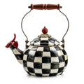 MacKenzie-Childs Courtly Check Whistling Tea Kettle