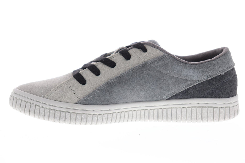Airwalk The One Suede TRI Mens Gray Suede Skate Sneakers Shoes