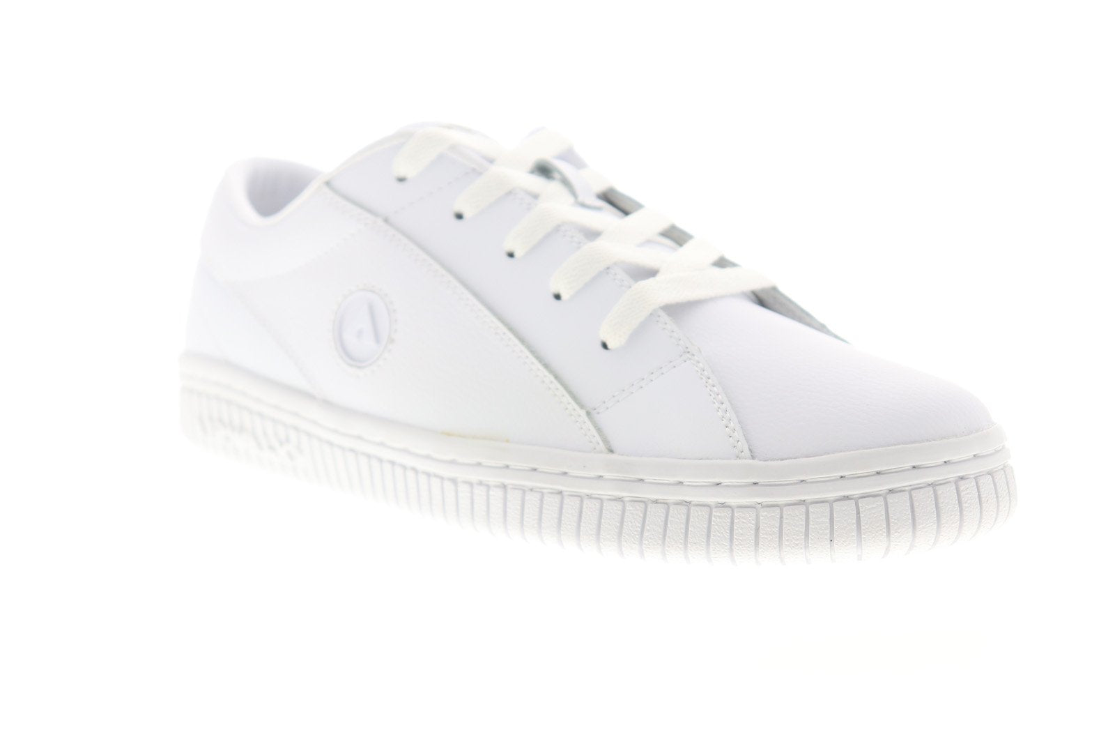 Airwalk The One AW00221-100 Mens White Leather Low Top Skate Sneakers Shoes