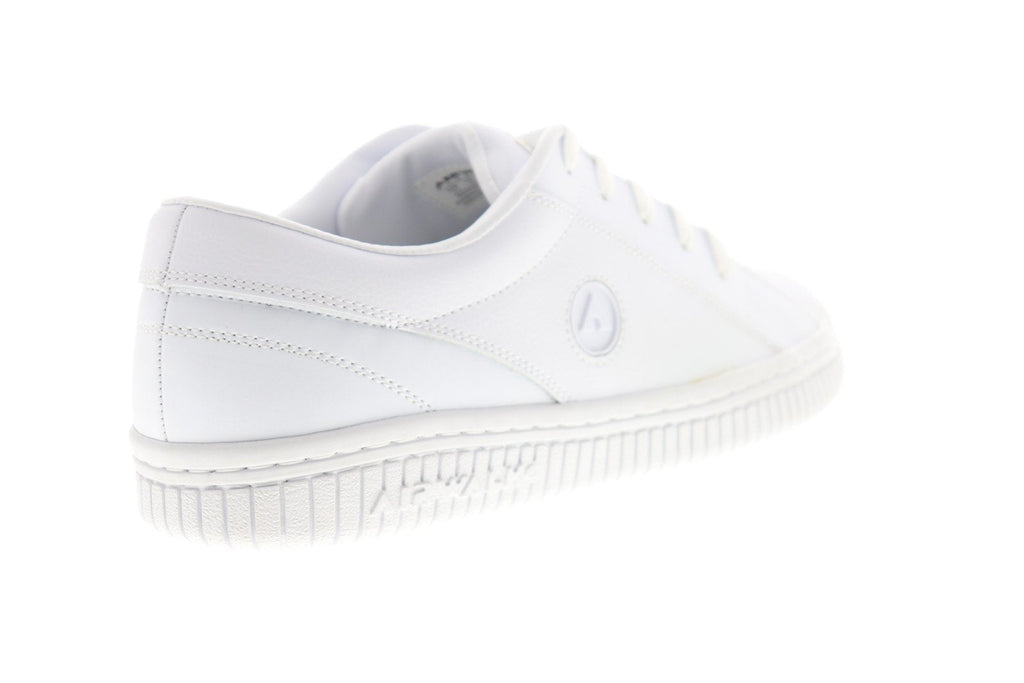 Airwalk The One AW00221-100 Mens White Leather Low Top Skate Sneakers Shoes