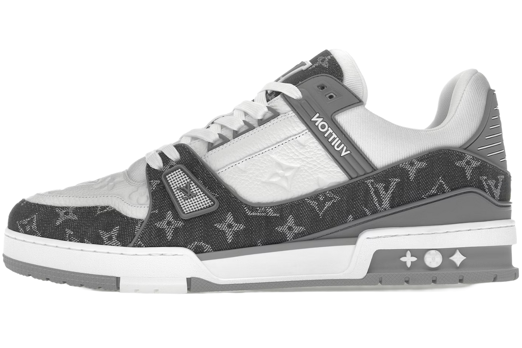 Trainer Monogram Denim Grey White