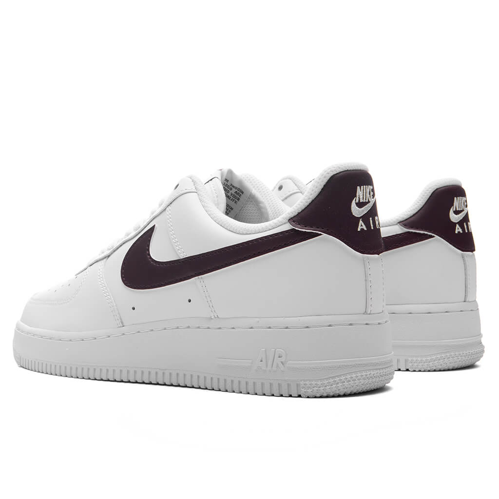 Air Force 1 '07 - White/Burgundy Crush
