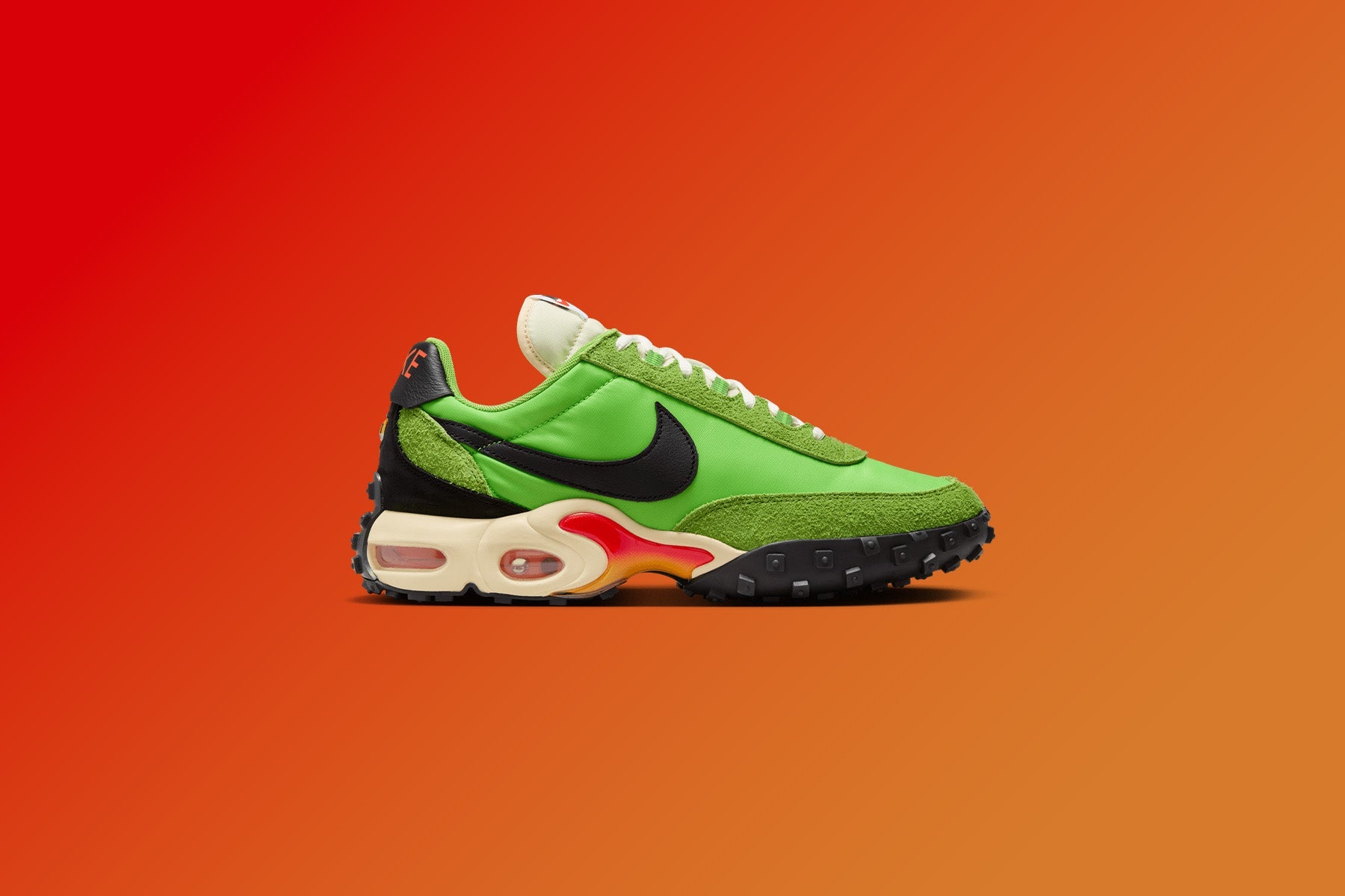 Air Max Waffle - Action Green/Black/Total Orange