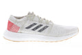 Pureboost Go B37805 Mens Gray Canvas Low Top Athletic Running Shoes