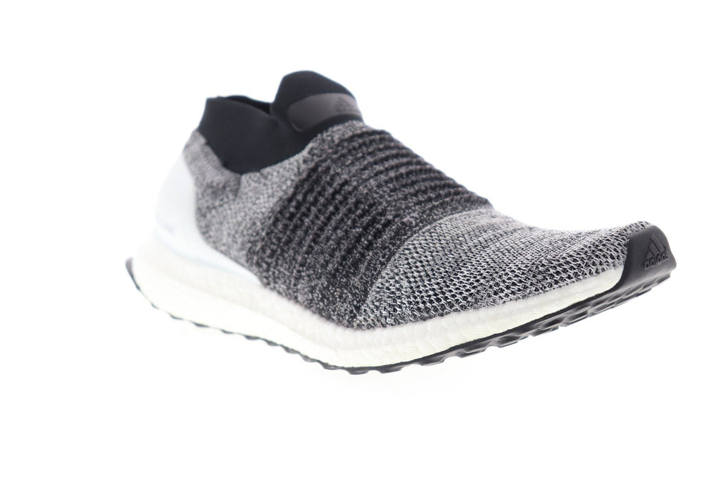 Ultraboost Laceless BB6141 Mens Black Canvas Athletic Running Shoes